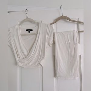 Lulu’s white two piece set